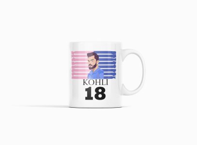 Kohli 18 - IPL designed Mugs for Cricket lovers