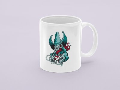 Skull Playing Game -Printed Coffee Mugs