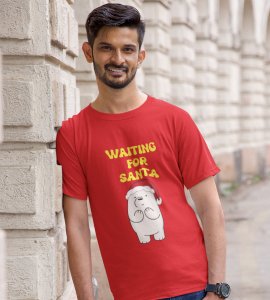 Waiting For Santa| Christmas Themed T-shirt | Best T-shirts for Boys Girls