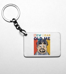 New Year Has Come, New Year Printed Key-Chain