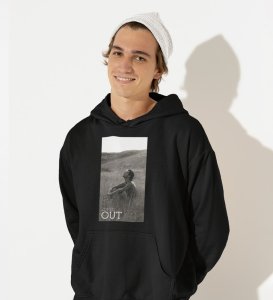 Unvigilant,City Pulse Chronicles:Black Men's Trendy Front Print Hoodies - Streetwear Defined