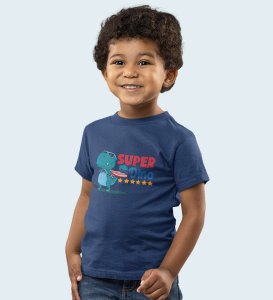 SuperoHero Dino, Boys Printed Crew Neck T-Shirt